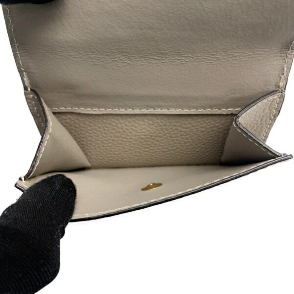 Chloe Wallet Darryl fold Tri Courreges Leather
